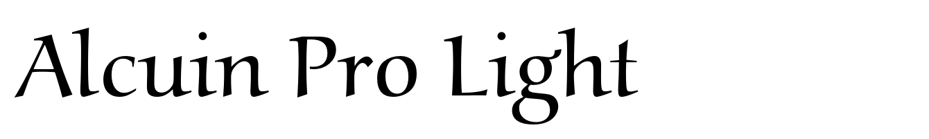 Alcuin Pro Light